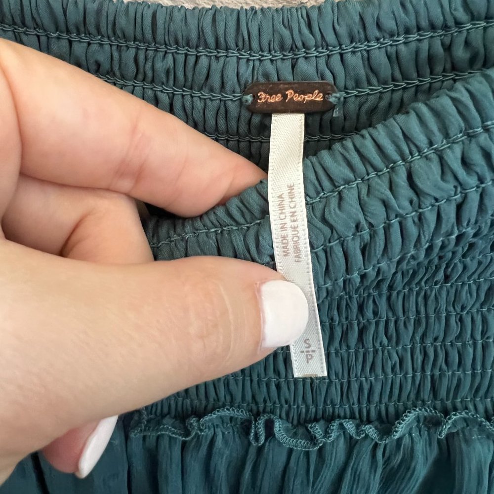 NWOT Free People | Cosmic Crinkle Maxi Skirt | Small